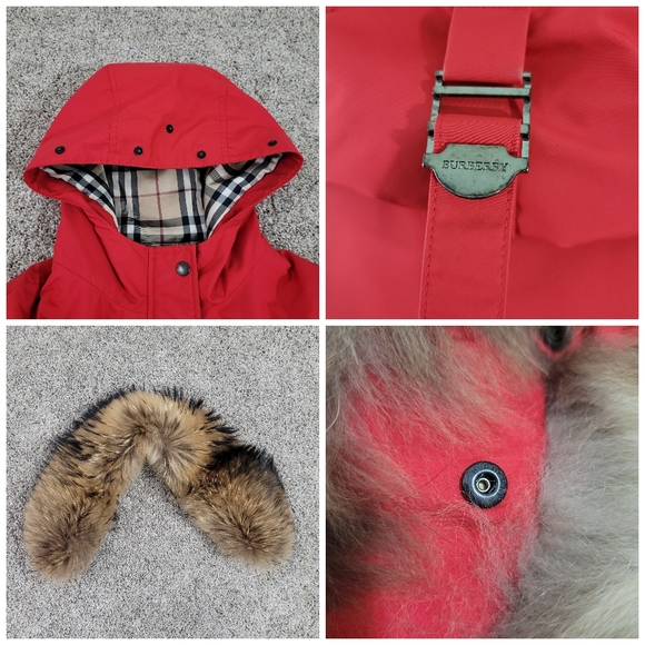 Burberry Dara Parka with Raccoon Fur Trim Hood - Picture 7 of 15